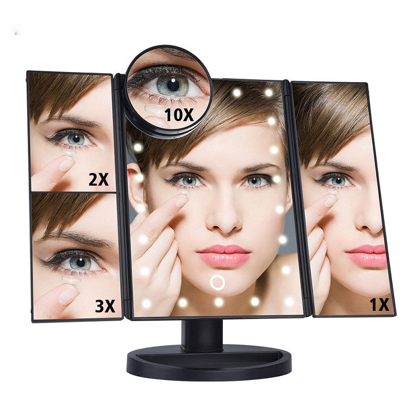 22 LED Lights Touch Screen Makeup Mirror